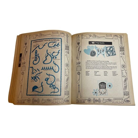 Vintage Book The Complete Family Sewing Book Awesome Art/Ephemera Gold Mine - Picture 7 of 10